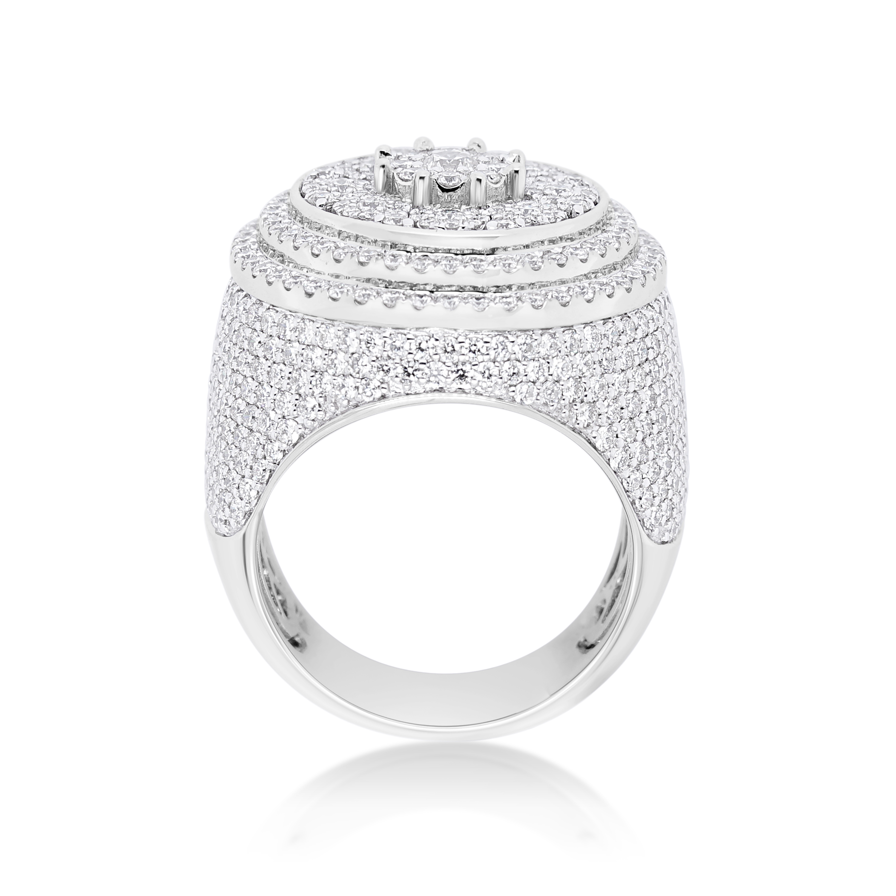 Diamond Ring 5.16 ct. 14K White Gold